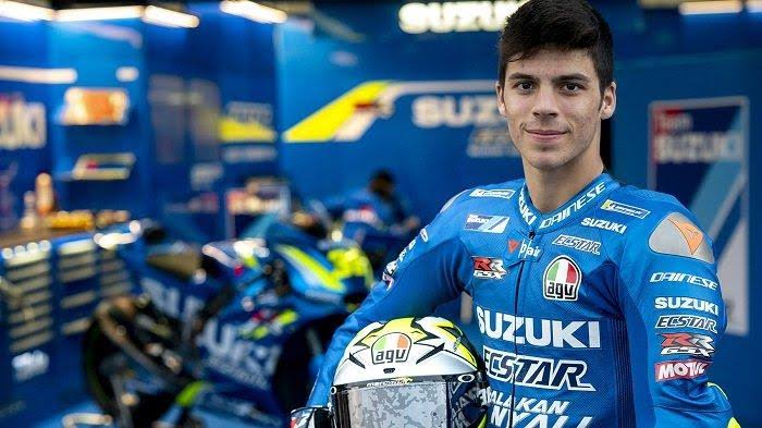 Joan Mir, pebalap Suzuki Ecstar. 